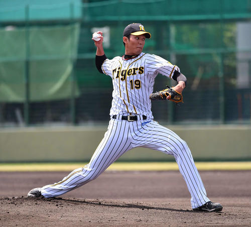 ウエスタン阪神対オリックス　阪神先発藤浪晋太郎（撮影・上田博志）