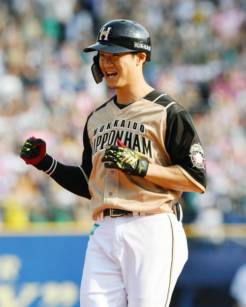 日本ハム西川遥輝外野手（2019年5月5日撮影）