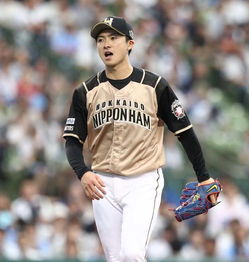 日本ハム上沢（19年撮影）