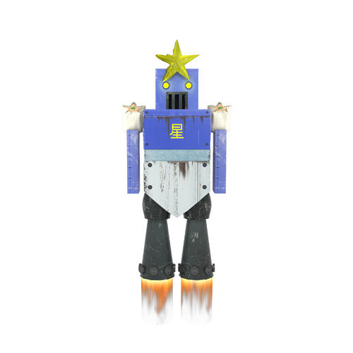 ロッテの作成した交流戦DeNAロボットのイメージ