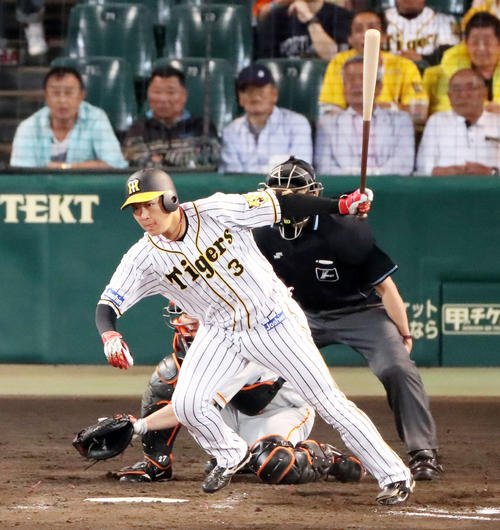 阪神大山悠輔（2019年5月30日撮影）