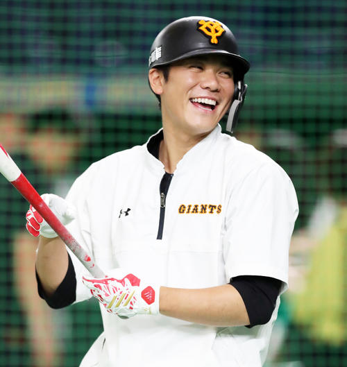 巨人坂本勇人（2019年6月1日撮影）