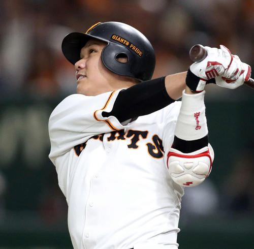 巨人坂本勇人（2018年9月29日撮影）