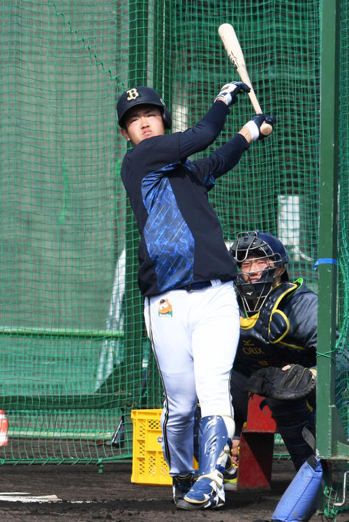 オリックス太田椋（2019年2月10日撮影）