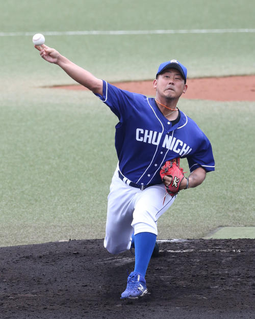 中日松坂大輔（2019年5月28日撮影）