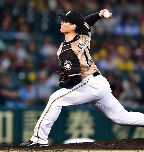 阪神対日本ハム　好投を続ける日本ハム有原航平（撮影・清水貴仁）