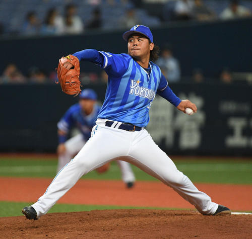 DeNA浜口遥大（2019年6月4日撮影）