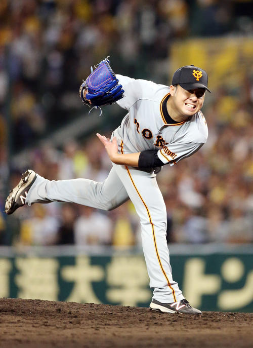 巨人今村信貴投手（2019年5月29日撮影）
