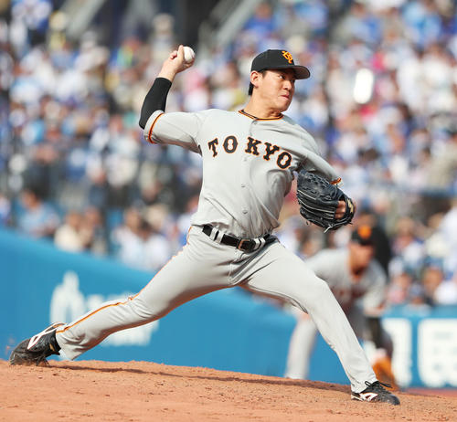 巨人桜井俊貴（2019年4月7日撮影）