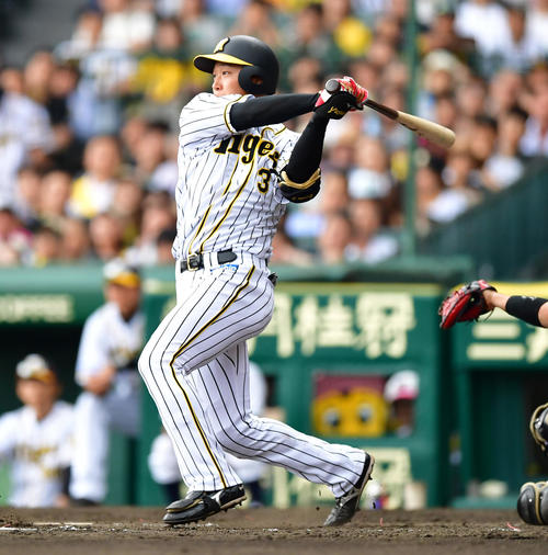 阪神大山悠輔（2019年6月9日撮影）