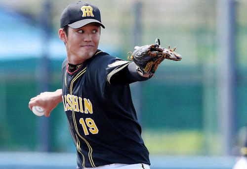 ウエスタンリーグ　オリックス対阪神　オリックス打線相手に無失点ピッチングを見せた藤浪（撮影・加藤哉）