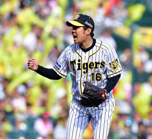 阪神西勇輝（2019年5月3日撮影・清水貴仁）