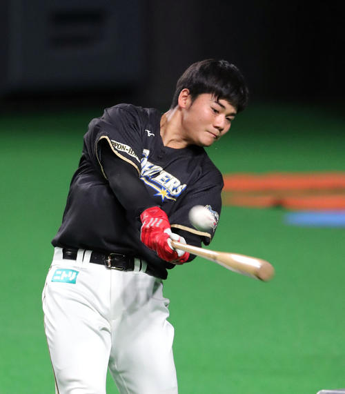 日本ハム清宮幸太郎（2019年6月11日撮影）
