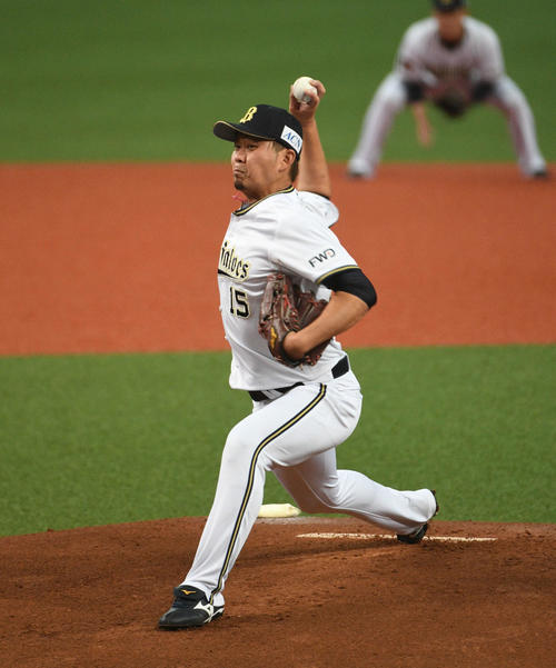 オリックス対中日　オリックス先発の荒西祐大（撮影・渦原淳）