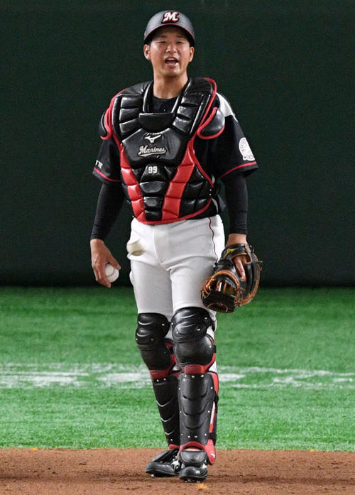 ロッテ柿沼（2019年6月8日撮影）