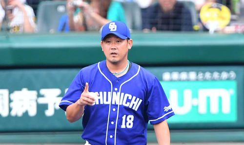ウエスタン阪神対中日　中日先発松坂大輔（撮影・上田博志）