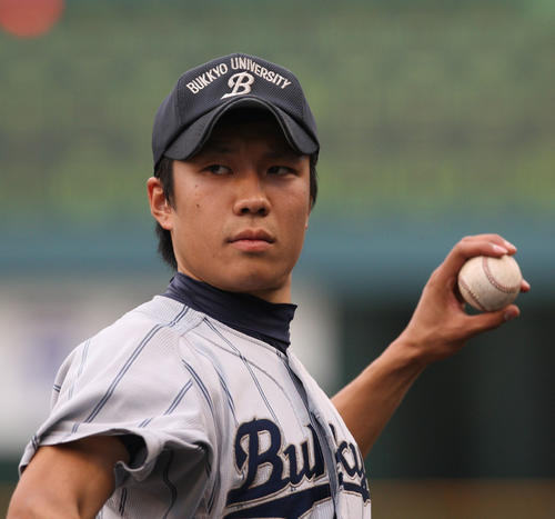 佛教大時代の大野雄大（2010年5月22日撮影）