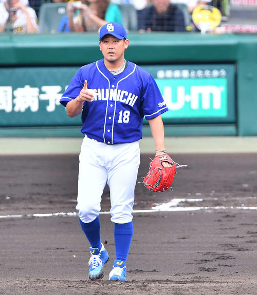 ウエスタン阪神対中日　中日先発松坂大輔（撮影・上田博志）