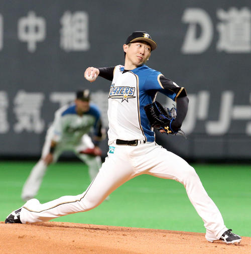 日本ハム金子弌大（2019年5月28日撮影）