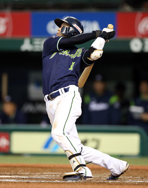 ヤクルト村上宗隆（2019年6月15日撮影）