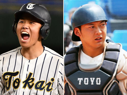 東海大・海野隆司（左）と東洋大・佐藤都志也