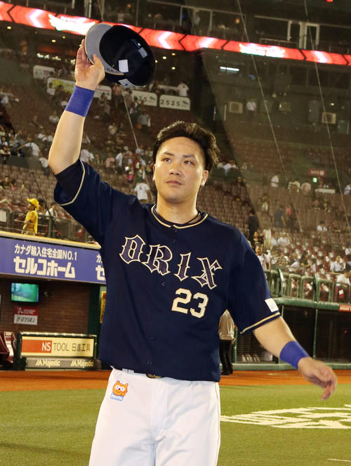 オリックス伏見寅威（2018年8月22日撮影）