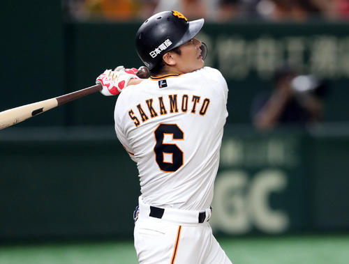 巨人坂本勇人（2019年6月1日撮影）