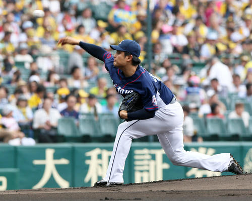 西武先発の松本航（撮影・上山淳一）
