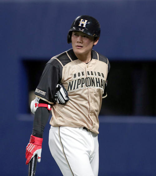 中日対日本ハム　9回表日本ハム1死、清宮は三振に終わる（撮影・佐藤翔太）