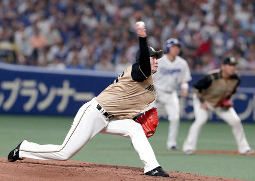 中日対日本ハム　日本ハム先発の吉田輝（撮影・佐藤翔太）