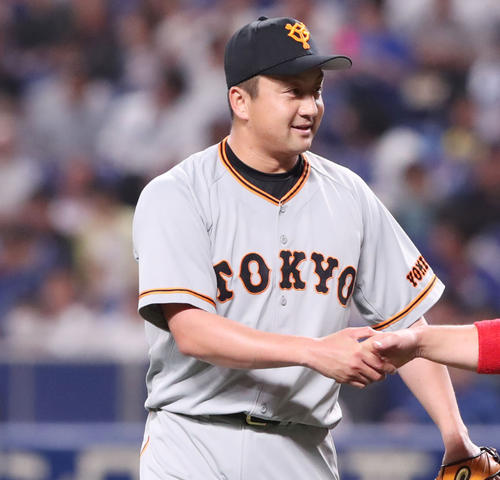 巨人沢村拓一（2019年5月17日撮影）