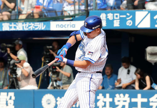 DeNA筒香嘉智（2019年6月8日撮影）