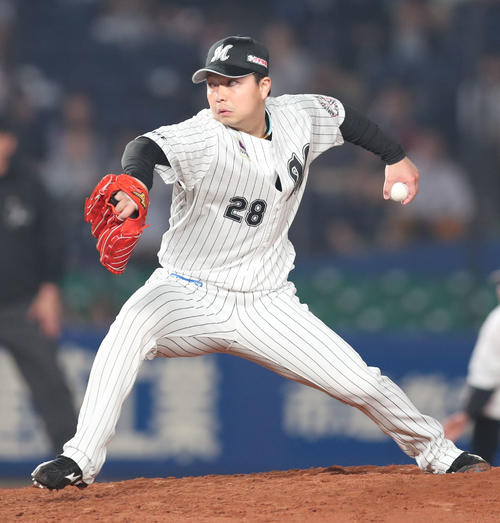 ロッテ松永昴大（2018年5月17日撮影）