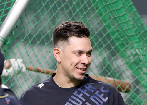 選手契約を解除されたオリックス・メネセス（2019年3月29日撮影）　　
