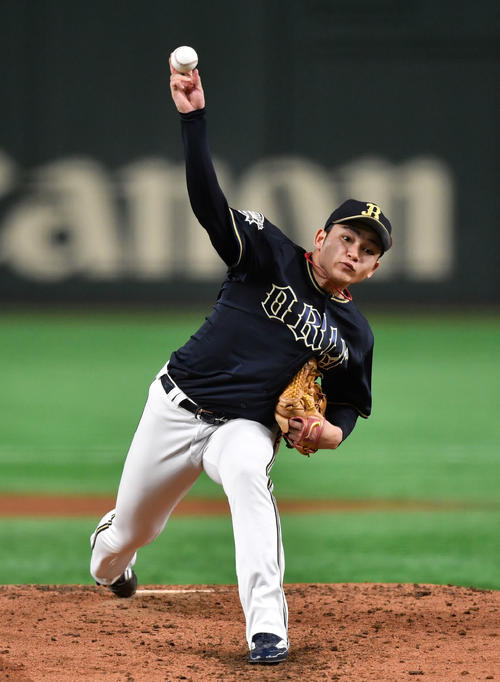 オリックス榊原翼（2019年6月19日撮影）