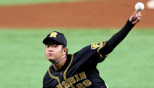 阪神高橋遥人（2019年6月13日撮影）