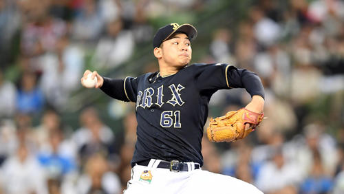 西武対オリックス　オリックスの先発榊原（撮影・たえ見朱実）