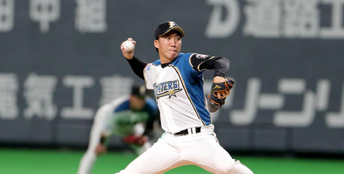 日本ハム浦野博司（2019年3月30日撮影）　　