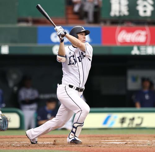 秋山翔吾（2019年5月25日撮影）
