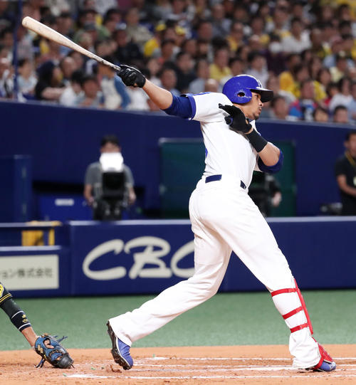 中日スティーブン・モヤ（2018年5月19日撮影）