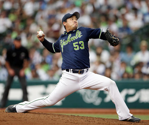 ヤクルト五十嵐亮太（2019年6月16日撮影）