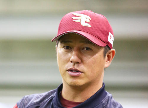 楽天平石洋介監督（2019年6月15日撮影）