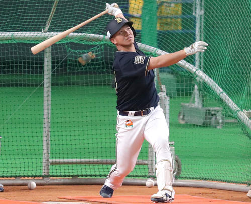 オリックス頓宮裕真（2019年3月28日撮影）　　