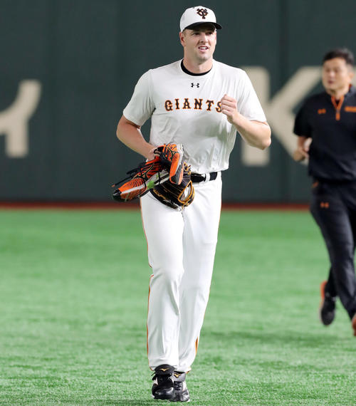 巨人スコット・マシソン（2019年7月2日撮影）