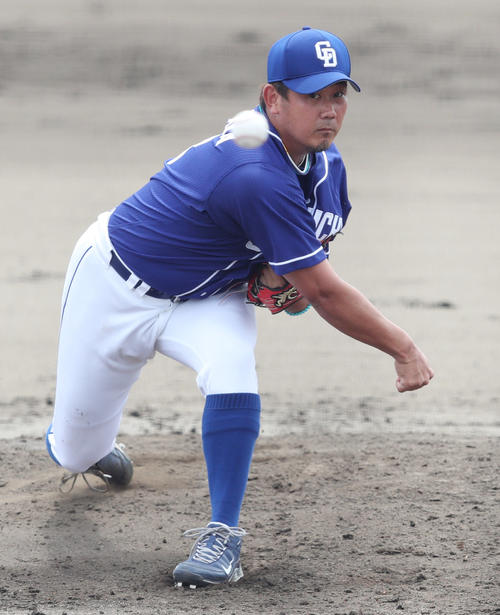 ウエスタン・リーグのオリックス戦に先発し力投する中日松坂（撮影・前田充）