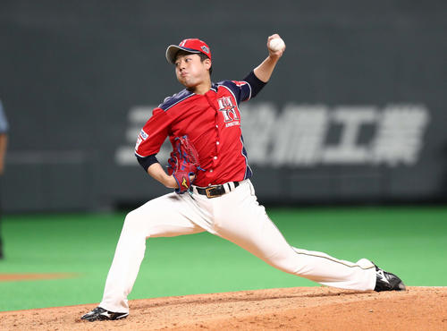 日本ハム堀瑞輝（2019年7月3日撮影）