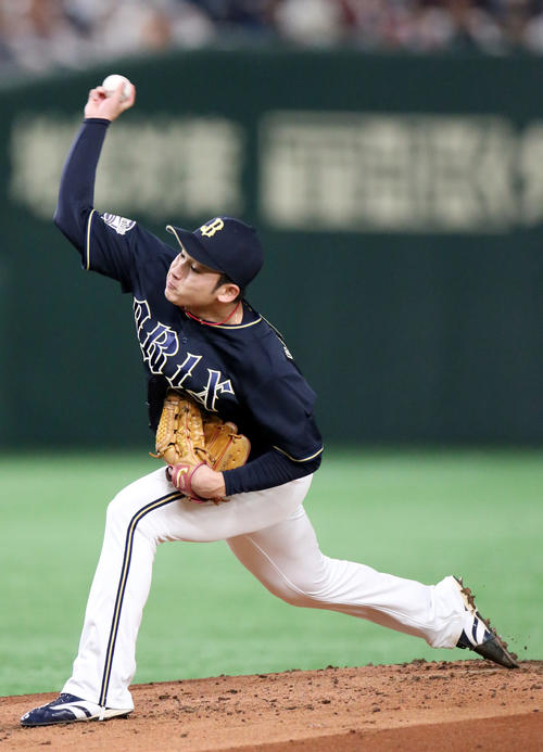 オリックス榊原翼（2019年6月19日撮影）