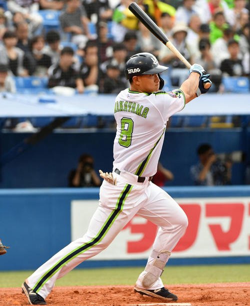 ヤクルト中山翔太（2019年6月22日撮影）