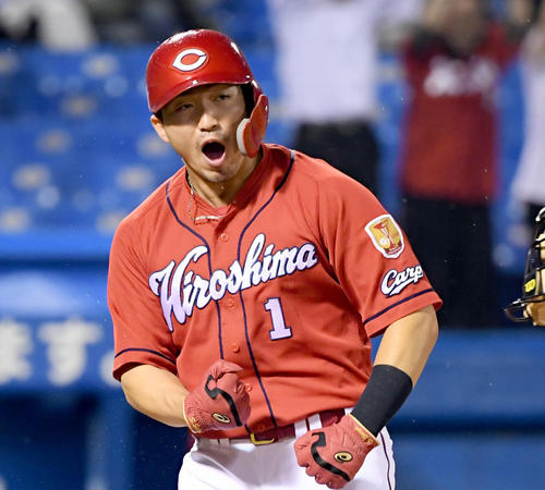 広島鈴木誠也（19年撮影）