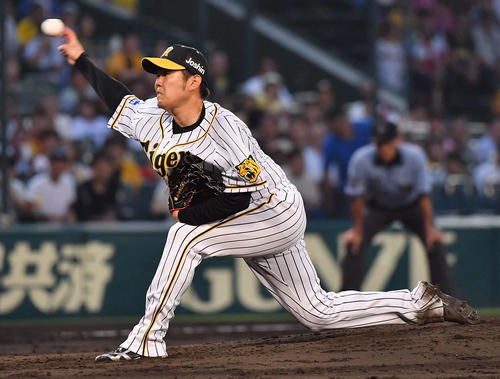 阪神対巨人　阪神先発の西勇輝（撮影・上田博志）